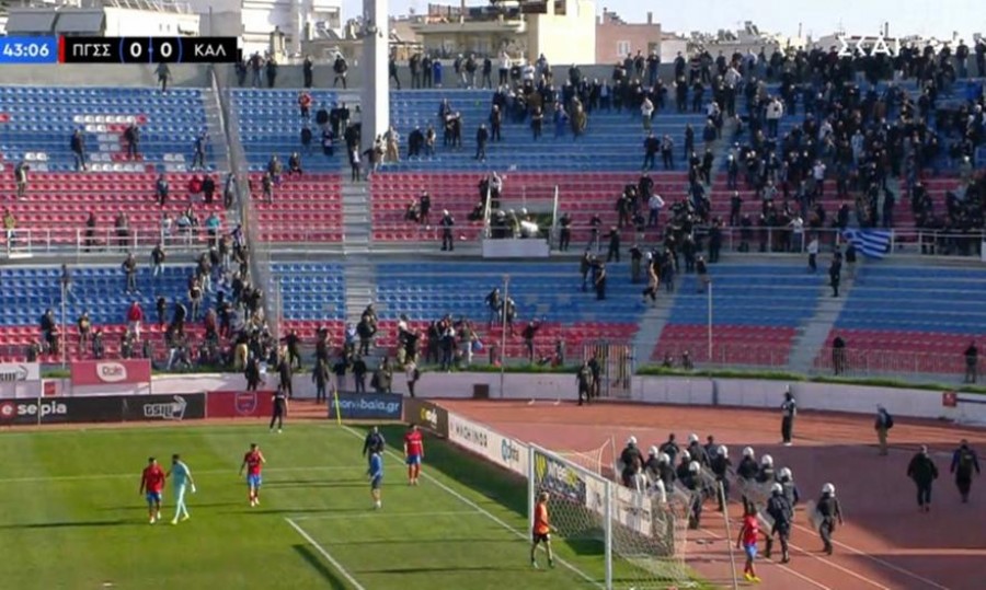 Eπεισόδια μεταξύ οπαδών Πανιωνίου και Καλαμάτας στη Νέα Σμύρνη