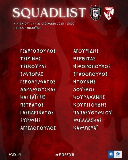 Έτοιμη για το ντέρμπι η Παναχαϊκή