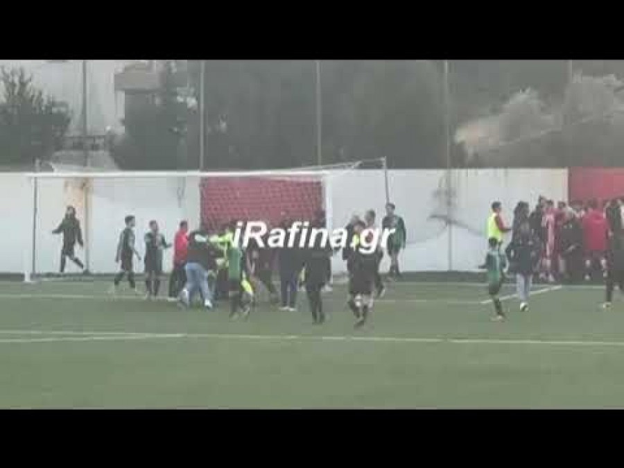 Άγρια επεισόδια στη Ρόδο μετά το ΑΕΡ Αφάντου-Θύελλα Ραφήνας (video)